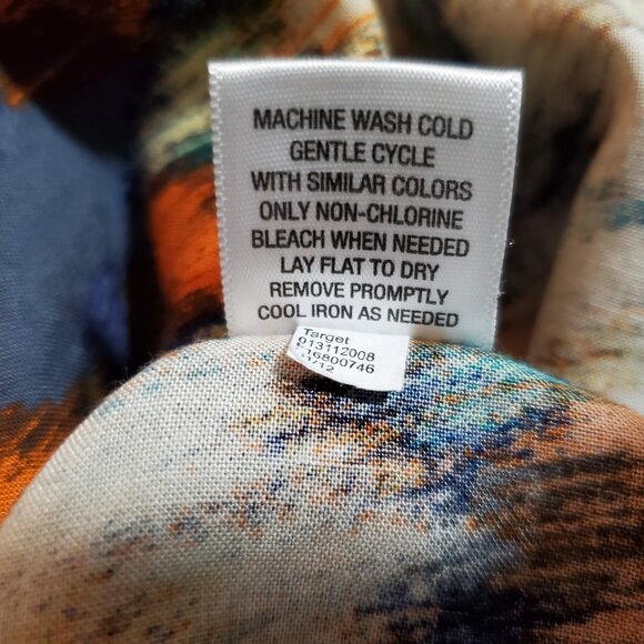 Mossimo Supply Co. Criss-Cross Back Halter Maxi Dress Bold Vibrant Colors Size M - Picture 8 of 16